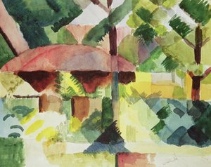 Il giardino, 1914 da August Macke